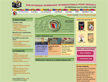 Tablet Screenshot of fr.childrenslibrary.org